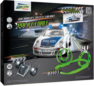 Circuit de course de la police Vedes Darda avec Porsche 911