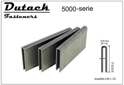 Agrafes Dutack série 5000 25mm acier p 5000 (nml)