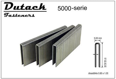 Agrafes Dutack série 5000 25mm acier p 5000 (nml)