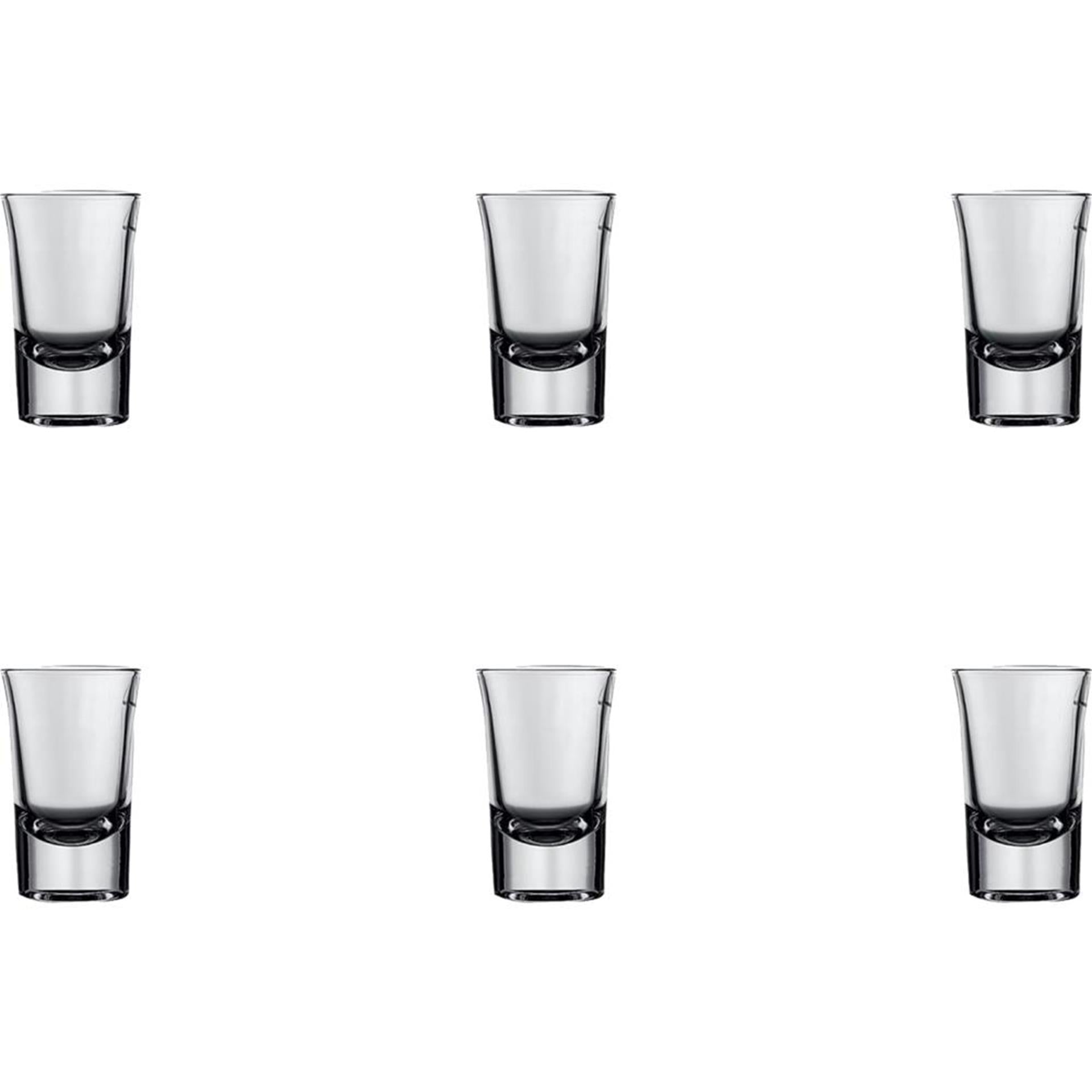 Mammoet budgetline verre à shot Boston 6 pièces