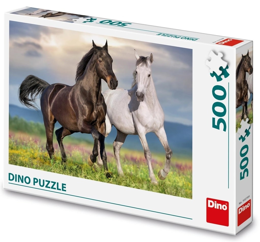 Puzzle de 2 chevaux aimants 500 pièces