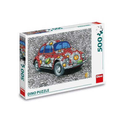 Dinotoys dino puzzle peint vw beetle 500 pièces