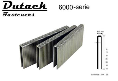 Agrafes Dutack 6000 25mm 5000