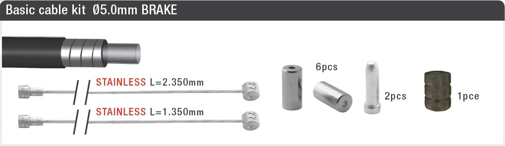 cable de frein universel blanc 2015011