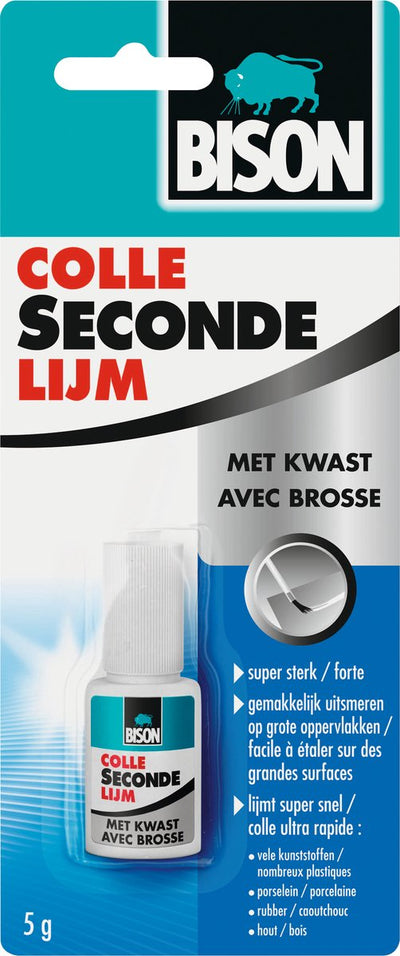 Super colle Bison avec pinceau 5 gr