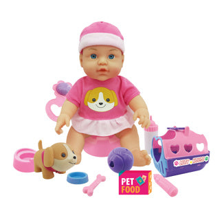 Ma belle salle de poupées pop 31cm buy et plas 11 accessoires 2 assorti