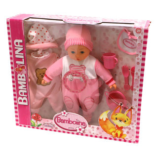 Bambolino Pop 40 cm parle 50 phrases néerlandaises