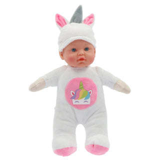 My beautiful dollsroom poupée douce 31 cm licorne ou ours 2 assortis | 6 pièces