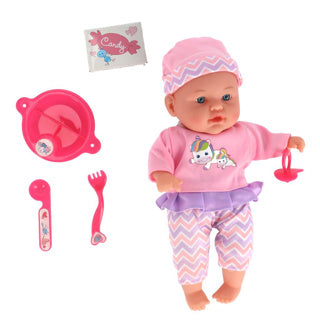 Poupée Ma belle chambre de poupées 31 cm 4 sons + 5 accessoires ma belle chambre de poupées | 2 pièces