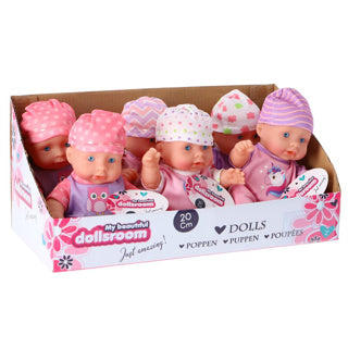 Ma belle chambre de poupées ma belle poupée de chambre de poupées 20 cm en vitrine | 6 pièces
