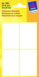 Étiquette Kangaro blanche 54x35mm paquet de 10 pièces