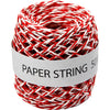 Cordon de papier Creativ company, épaisseur 1 mm, rouge blanc, 50 m 1 rouleau