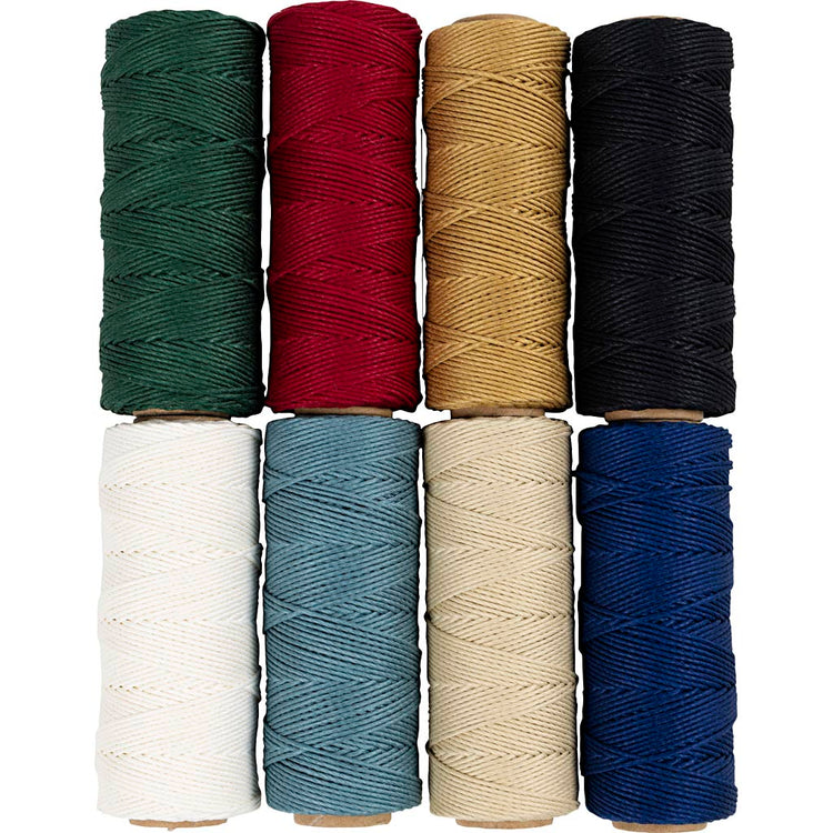 Cordon de bambou Creativ company, épaisseur 1 mm, différentes couleurs, 8x65 m 1 jeu