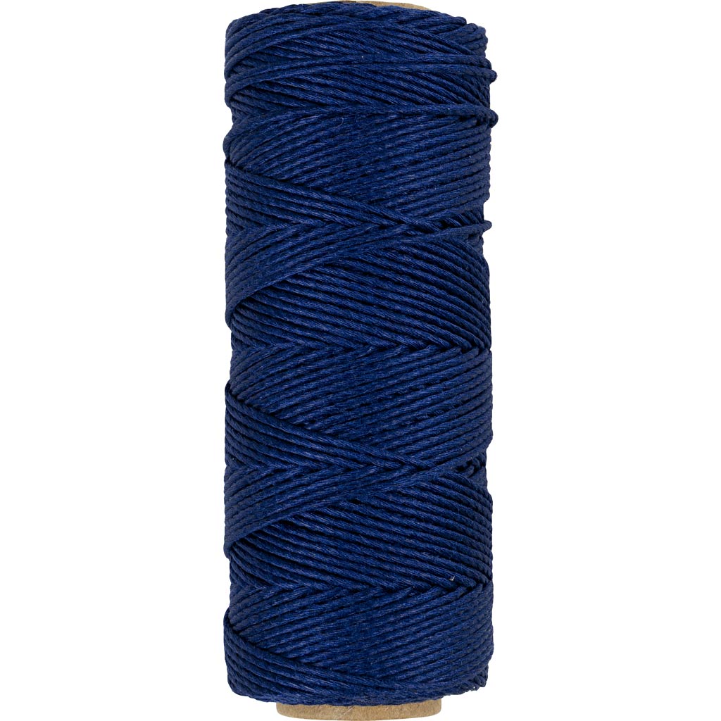 Cordon de bambou Creativ company, épaisseur 1 mm, bleu, 65 m 1 rouleau