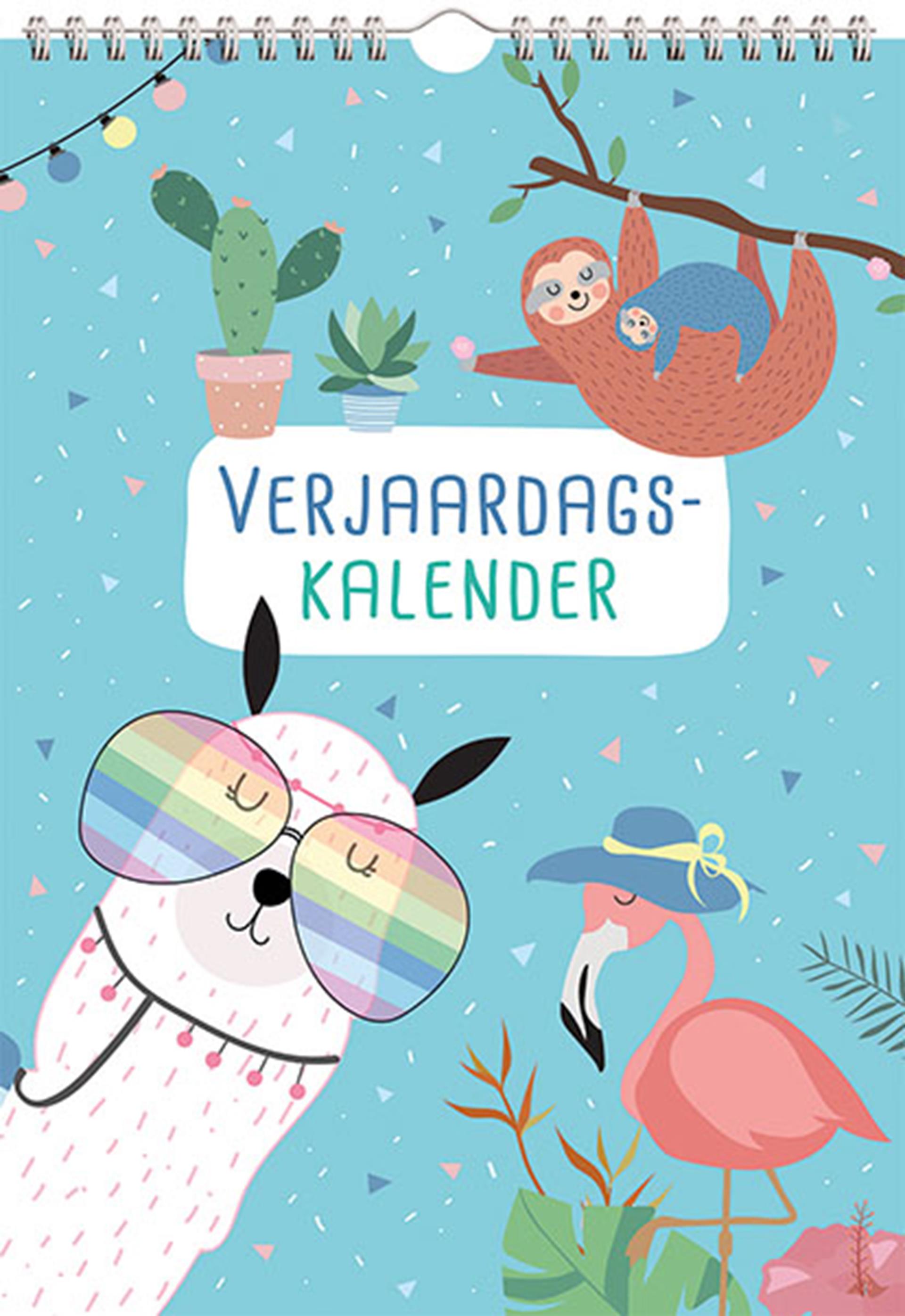 Calendrier d'anniversaire Deltas animaux tendance