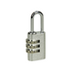 Yale 1065213 - cadenas 20mm aluminium argent std | 3 pièces