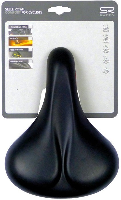 Selle de vélo selle selle royal liberté hommes - noir