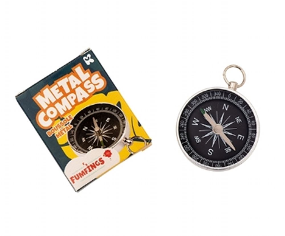 Boussole en métal 6 cm. 3+