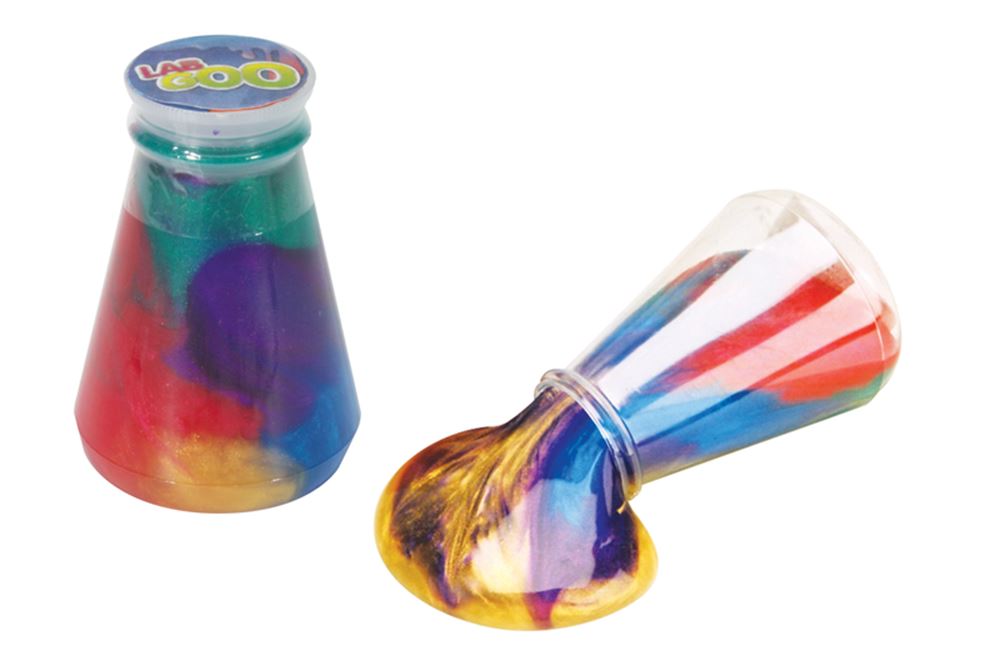 Slime arc-en-ciel en bouteille. 3+