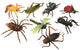 Gros insectes, 12 assortis. 15 cm. 3+