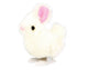 Lapin sautant en cours d'exécution. 3+