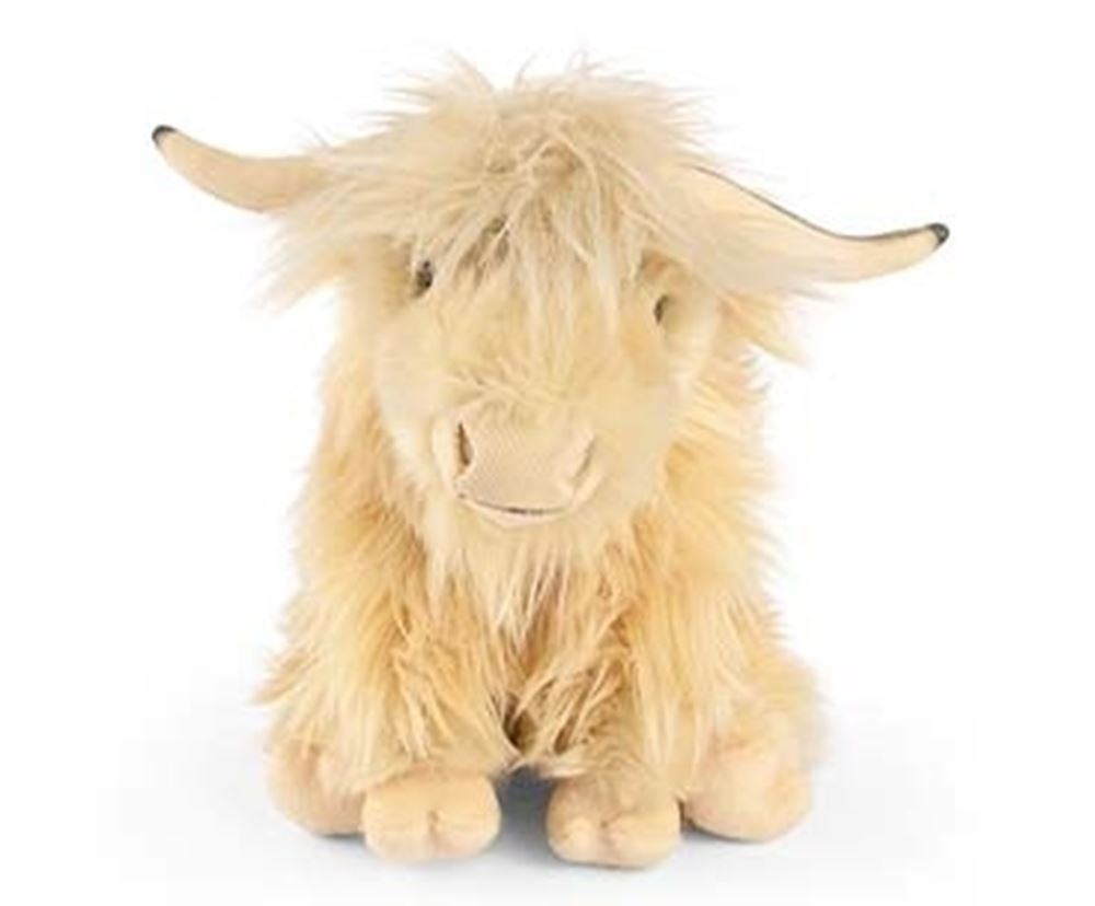 Ln : Highlander écossais blanc 30 cm. + son