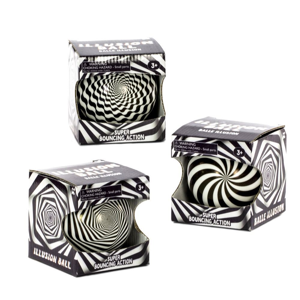 Balle d'illusion avec un rebond élevé. 3+
