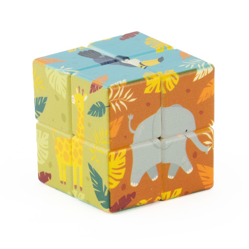 Zoo de cubes magiques. 12 pièces. 3+