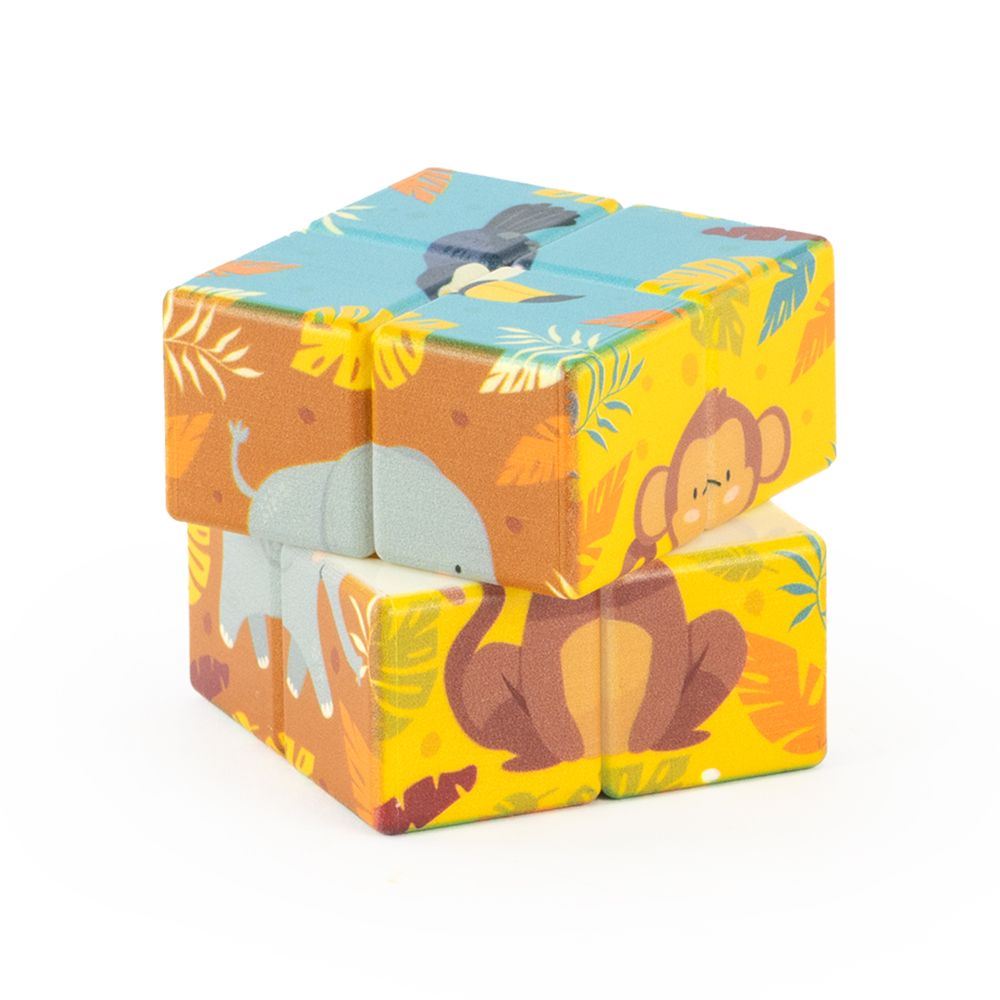 Zoo de cubes magiques. 12 pièces. 3+