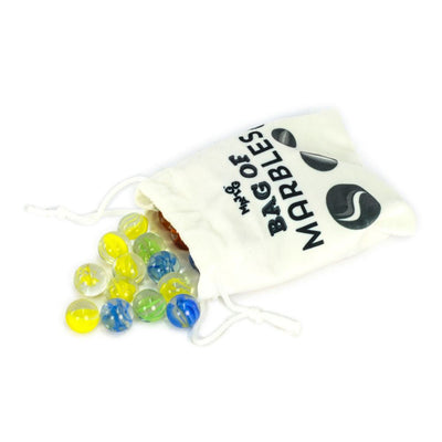 Sac rétro de billes. 12 pièces. 3+