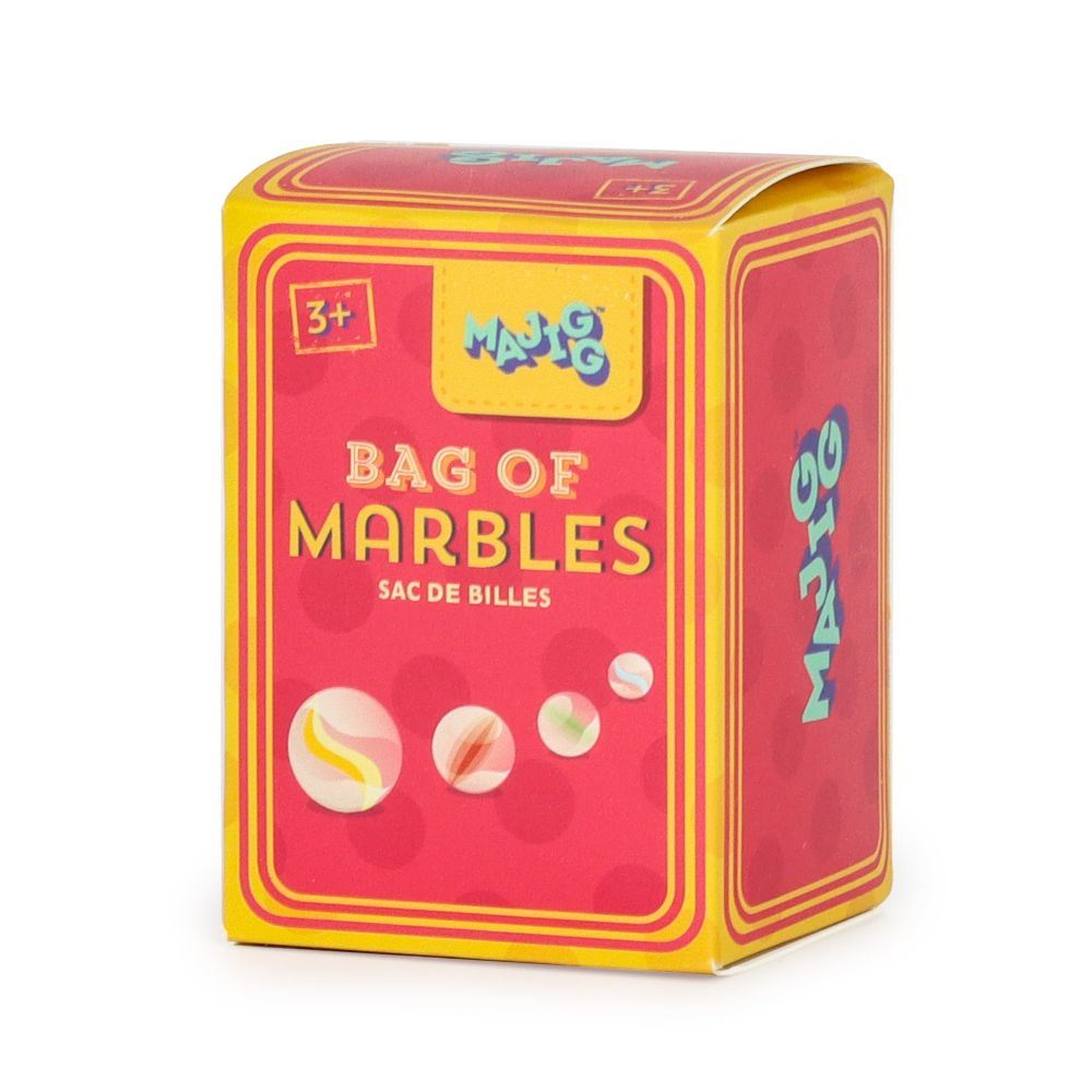 Sac rétro de billes. 12 pièces. 3+