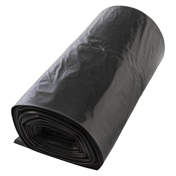 1054870 - sac poubelle 120 litres, noir LDPE25 pcs par rouleau | 10 pièces