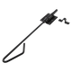 Mack 1069145 - loquet à baïonnette noir 25 cm | 5 pièces