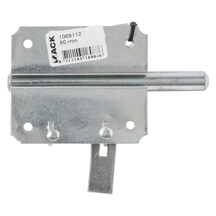 Mack 1069112 - loquet pour cadenas bleu galvanisé 80 mm | 5 pièces