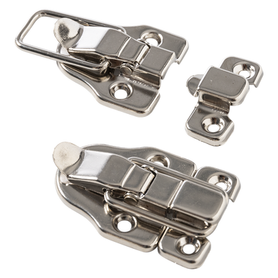 Mack 1071221 - serrure de valise nickelée 61 mm | 5 pièces