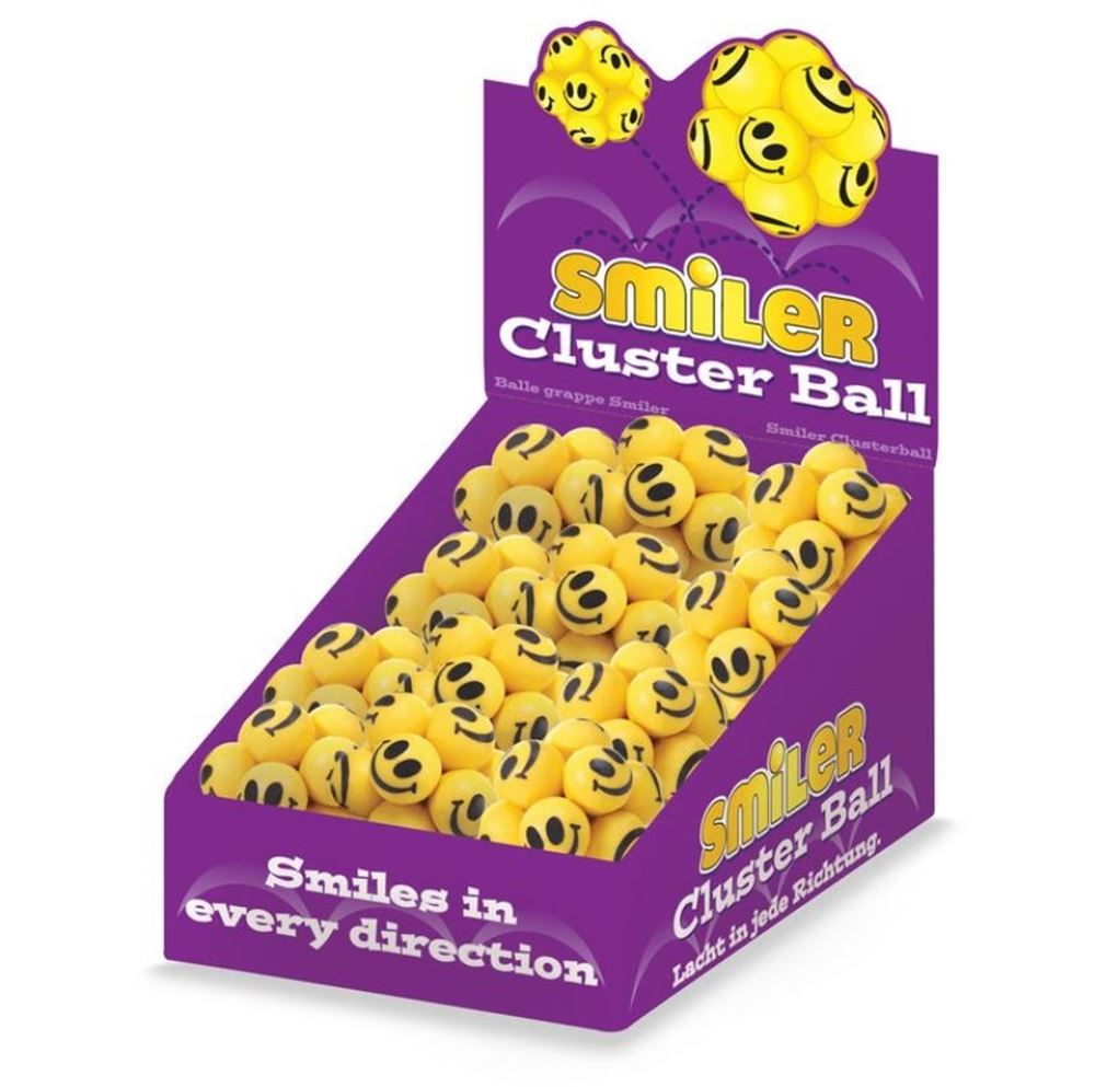 Balle rebondissante smiley Dsp (24 pièces).