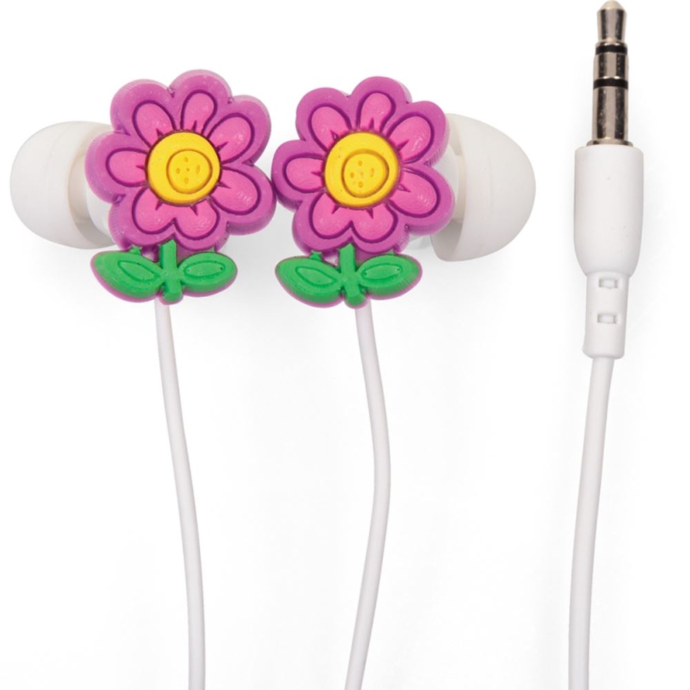 Écouteurs DSP lecteur MP3 téléphone portable fleur (6 pièces