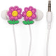 Écouteurs DSP lecteur MP3 téléphone portable fleur (6 pièces