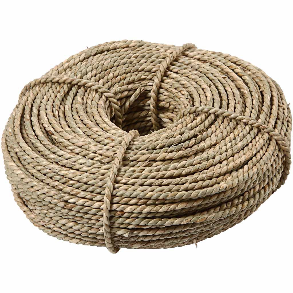 Jonc de mer Creativ Company, épaisseur 2,8-3 mm, env. 110 m, beige, 500 g 1 pelote