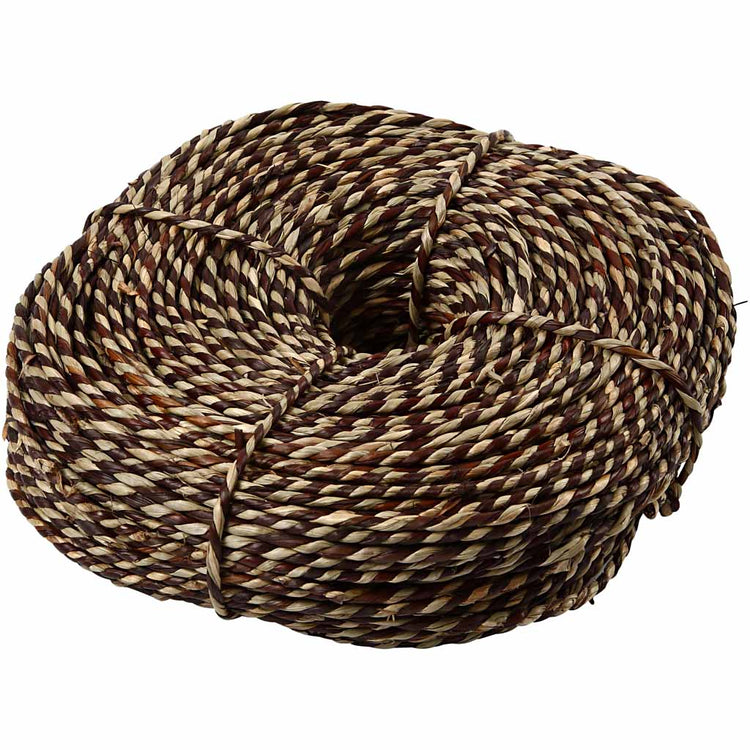 Jonc de mer Creativ Company, épaisseur 3,5-4 mm, env. 80 m, marron, 500 g 1 pelote