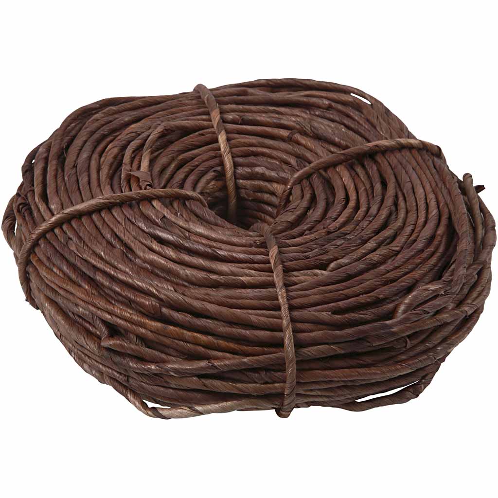 Cordon de maïs Creativ Company, l: 3,5-4 mm, env. 60 m, marron, 300 g 1 pelote