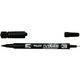 Marqueur double pilote begreen 0,4 mm 0,5 mm noir permanent