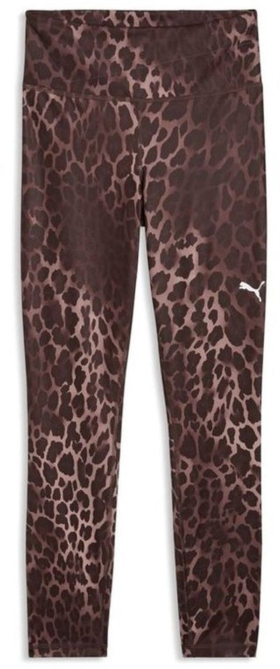 Puma w tad essential spotted haze Tight - hw 7 8 leggings de sport pour femmes - marron chocolat