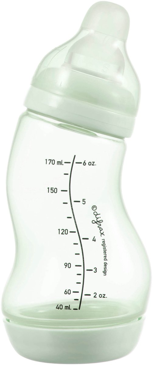 Biberon Difrax natural s - 170 ml - vert clair - anti colique