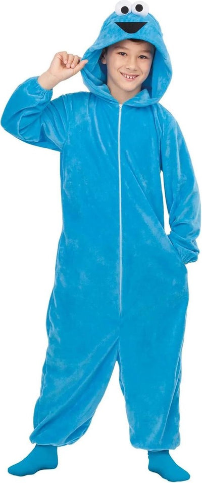 Mom funcompany onesie cookie monster costume licence enfant - 10-12 ans