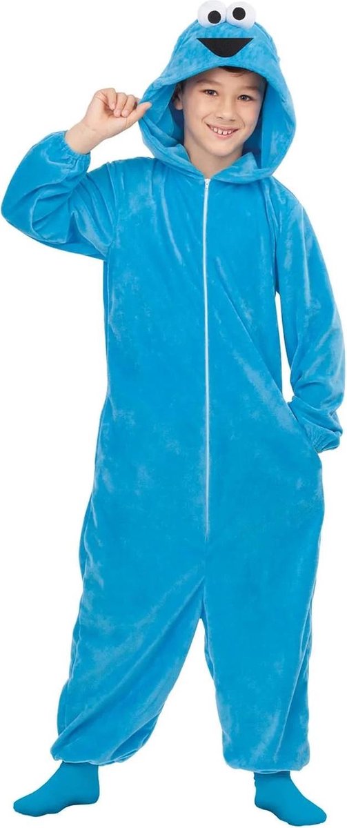 Mom funcompany onesie cookie monster costume licence enfant - 10-12 ans