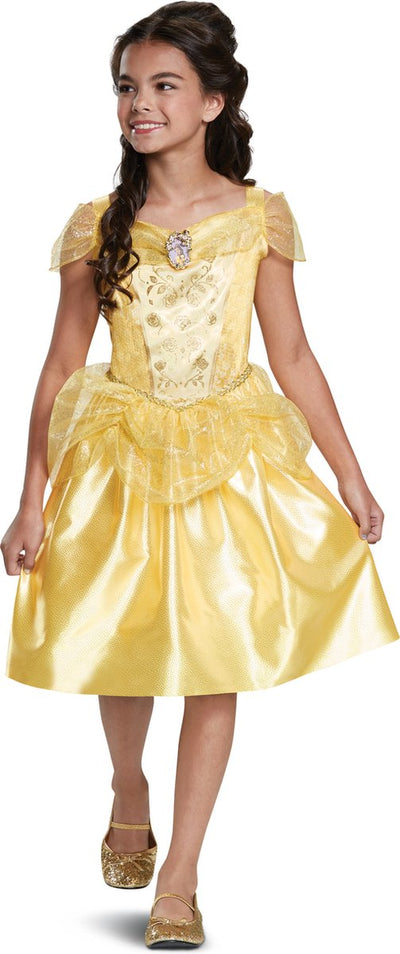 Déguisement princesse disney - la belle la bête, belle classique, taille xs (3-4 ans), fille