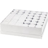 Boîtes Creativ company, h: 7+9 cm, dimensions 4,5+6 cm, blanc, 36 set 1 boîte