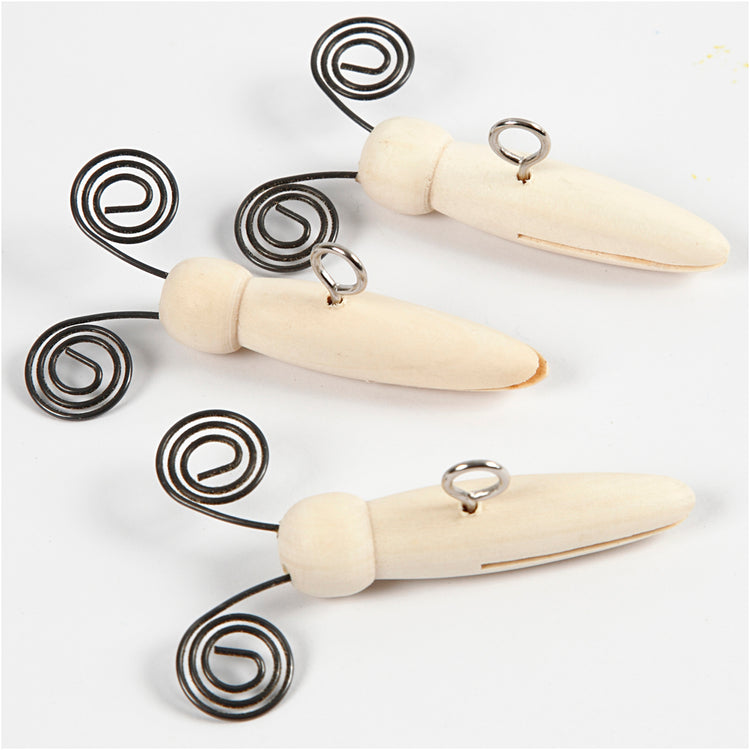 Corps de papillon Creativ company, l : 5,5 cm, d 15 mm, 5 pièces 1 boîte