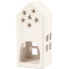 Photophore Creativ company, h: 16 cm, dimensions 7x7 cm, blanc, 8 pièces 1 boîte